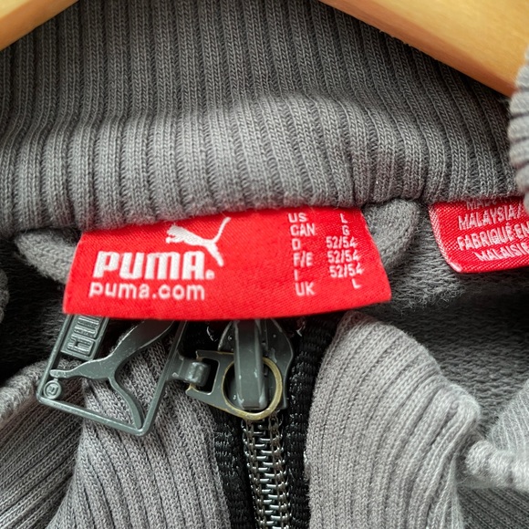 Men’s Puma Track Jacket Grey - Picture 5 of 5